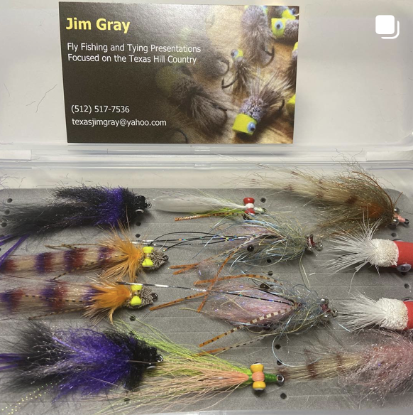 Speaker-Monthly Meeting, March 28, 2023; Jim Gray-Fly Fishing the South Llano River